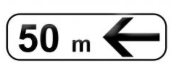 Panonceau de position ou directionnel M3b4